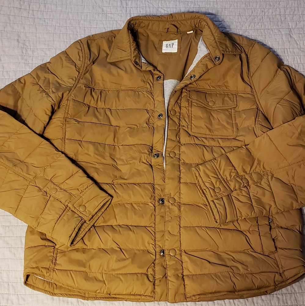 Gap Cold Control Camel Medium Winter Jacket - image 1